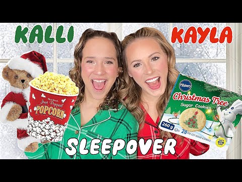 KAYLA &amp; KALLI OFFICIAL CHRISTMAS SLEEPOVER MARATHON 💚🧸❤️