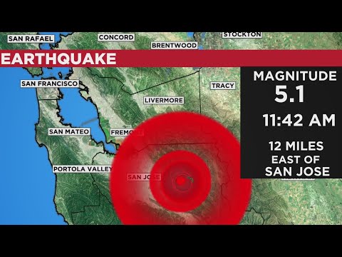 5.1 earthquake strikes South Bay, felt widely across Bay Area