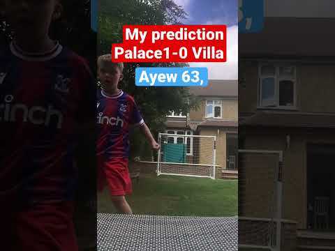 Palace v Aston Villa