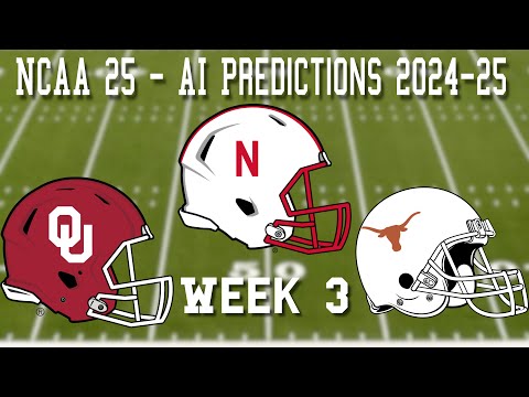 NCAA 25 - AI Predictions - Week 3