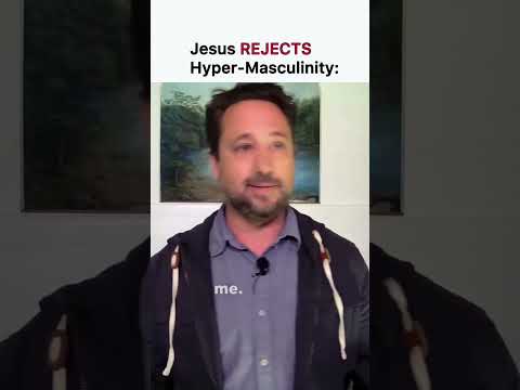 Jesus rejects hyper-masculinity ❌ #progressivechristianity #sermon #toxicmasculinity