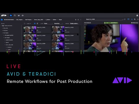 Live Webinar: Remote Workflows for Post Webinar