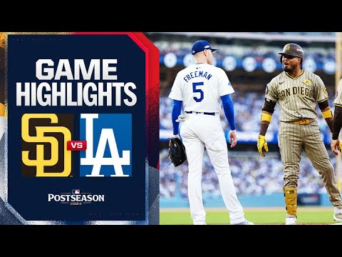 Padres vs. Dodgers NLDS Game 1 Highlights (10/5/24) | MLB Highlights