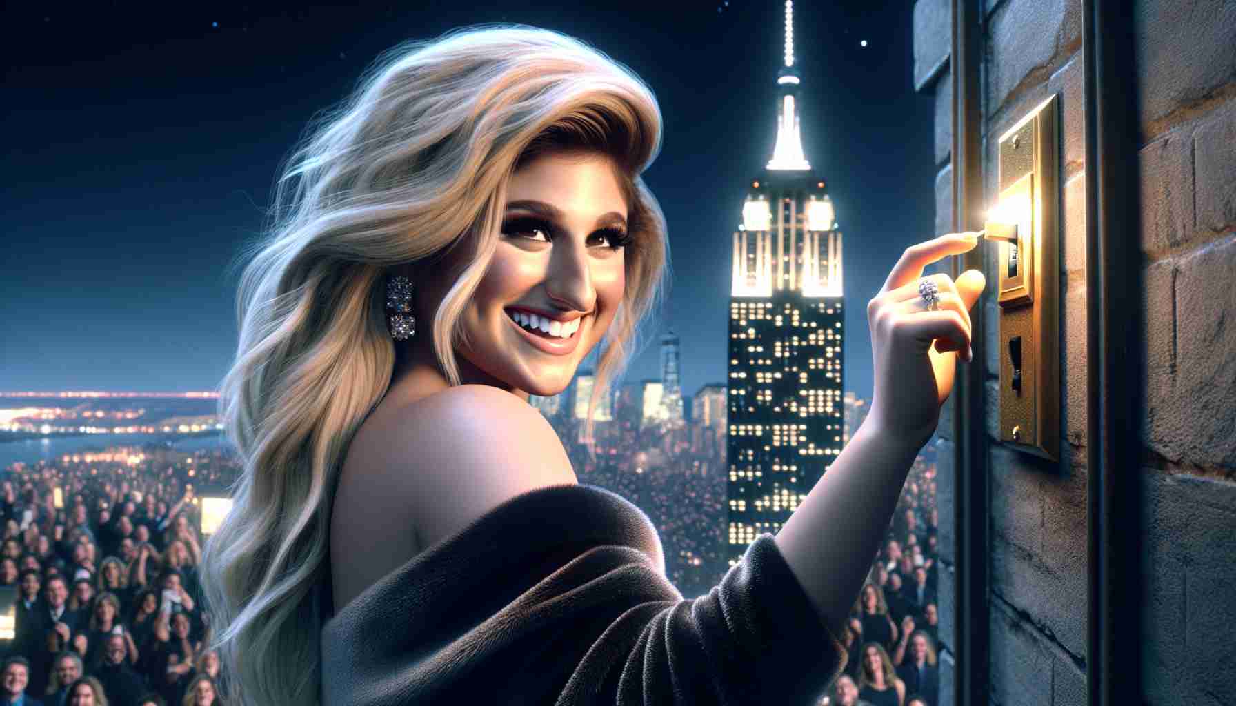 Meghan Trainor Lights Up the Empire State Building!