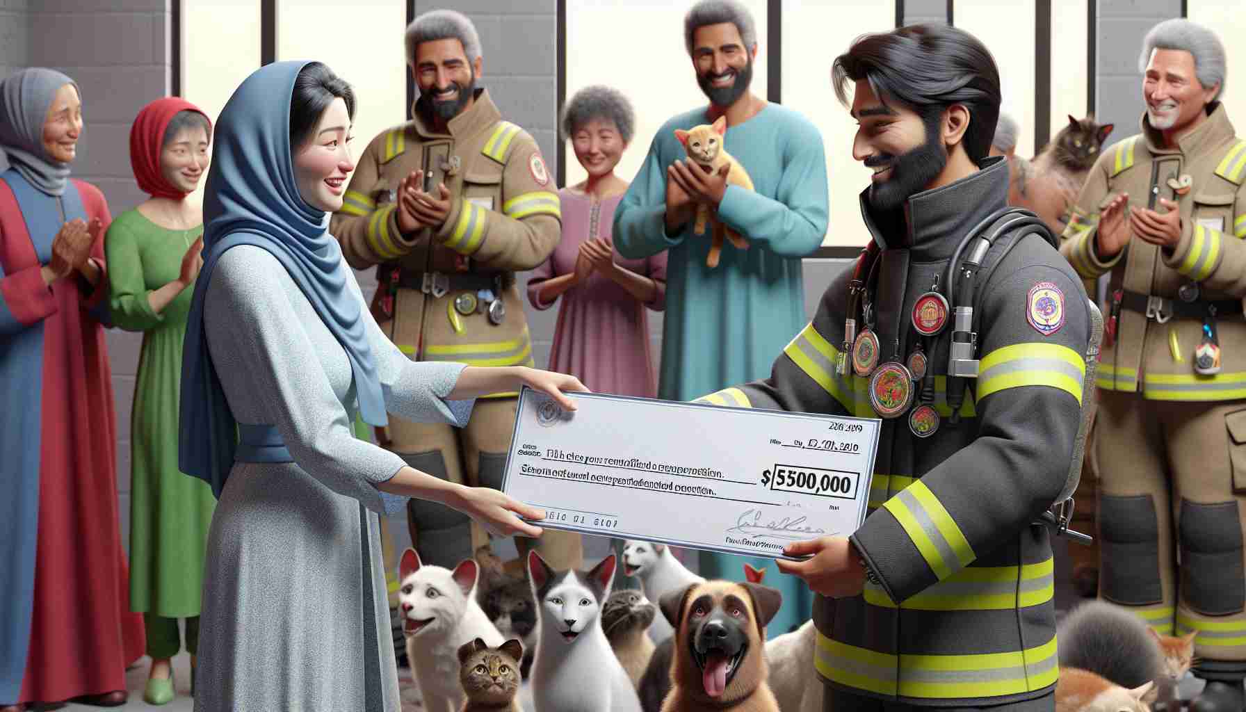 Incredible Gesture: $500,000 Donation to Firefighters and Animals! 