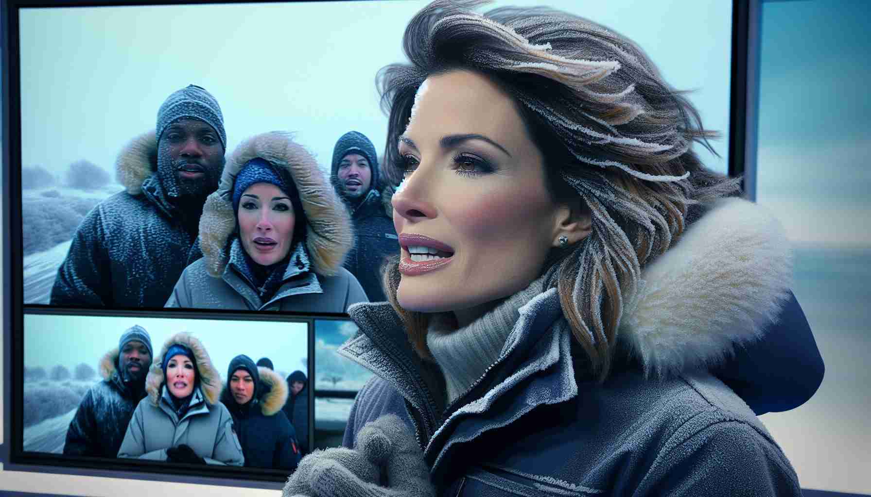 Freeze Alert: This Meteorologist Faces Winter’s Wrath While Her Co-Hosts Stay Cozy Inside! 